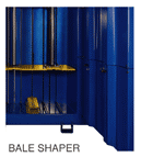 Bale shaper